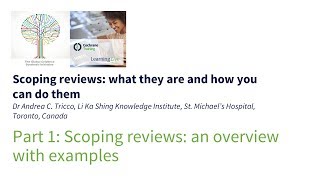 Scoping reviews an overview with examples [upl. by Peter]