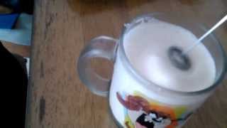 Aerolatte Review Frothing Cold Milk In Under 1 Minute [upl. by Crompton]