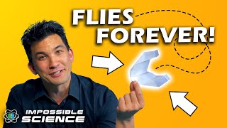 A Paper Airplane That Flies Forever  Impossible Science on Location [upl. by Merrow]