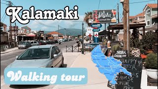 Kalamaki Zakynthos Walking Tour 4k [upl. by Eneiluj702]