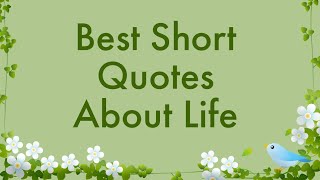 Best Short Quotes About Life  Motivational Daily Life Quotes and Sayings  Great Quotes About Life [upl. by Lihcox148]