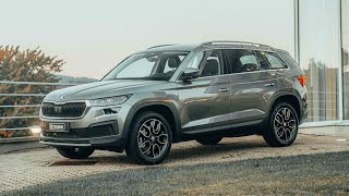 2021 SKODA KODIAQ 4x4 AMBITION Graphite Grey Metallic  Detail Overview [upl. by Nosyt345]