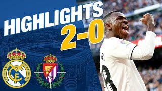 REAL MADRID 20 VALLADOLID  ALL GOALS amp HIGHLIGHTS  LaLiga [upl. by Aikit]