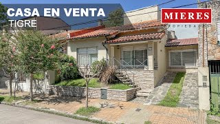 Mieres Propiedades  Casa en Venta  Tigre [upl. by Aicilet820]