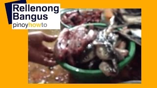 Stuffed Fish Recipe Rellenong Bangus – How to Separate skin from its meat in 30 sec  Pinoy How To [upl. by Rramed477]