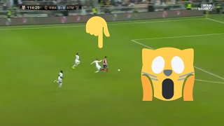 Fede Valverdes tackle on Morata that won them the SuperCopa trophy 😲😱 [upl. by Ayoj]