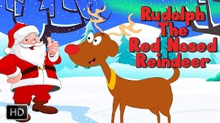 Rudolph The Red Nosed Reindeer Christmas Carols With Lyrics [upl. by Rubliw]