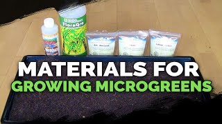 Microgreens Growing Materials and Beginners Guide [upl. by Gove]